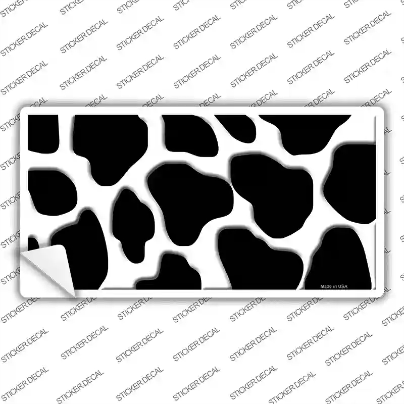 LP-2919s-XL Black White Giraffe Novelty Sticker Decal, Extra Large