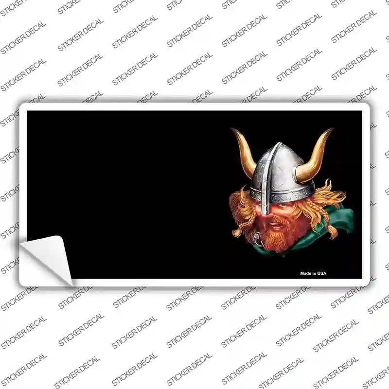 LP-3771s-S Warrior Offset Novelty Sticker Decal, Small