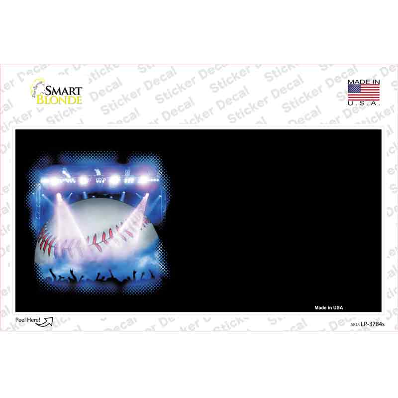 LP-3784s-M Baseball Game Offset Novelty Sticker Decal, Medium
