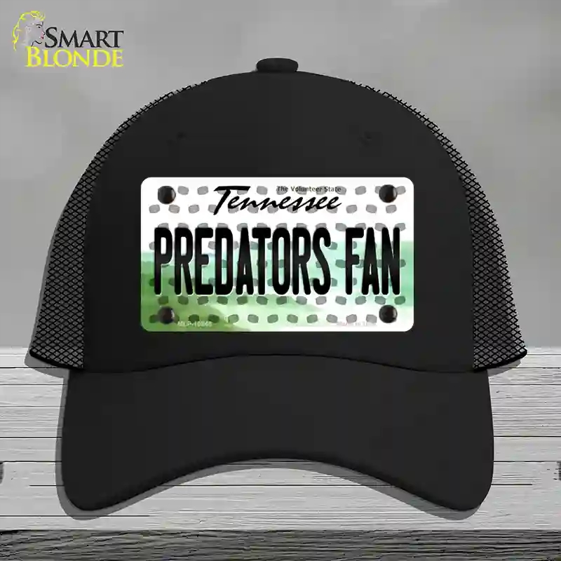 HAT01-MLP-10846 Predators Fan Tennessee Novelty License Plate Hat, Mesh - Black
