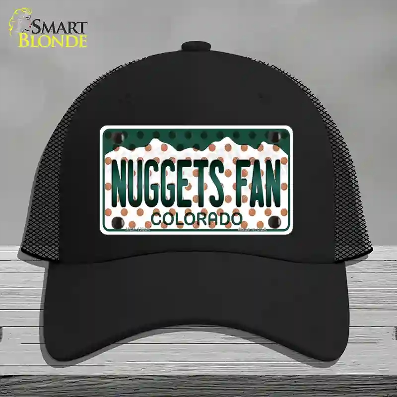 HAT01-MLP-10854 Nuggets Fan Colorado Novelty License Plate Hat, Mesh - Black