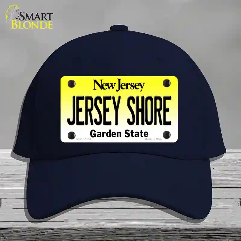 HAT20-MLP-10154 Jersey Shore   Jersey Novelty License Plate Hat, Cotton - Navy