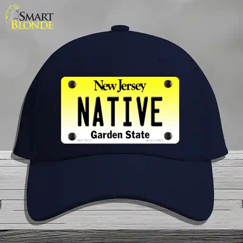 HAT20-MLP-10173 Native   Jersey Novelty License Plate Hat, Cotton - Navy