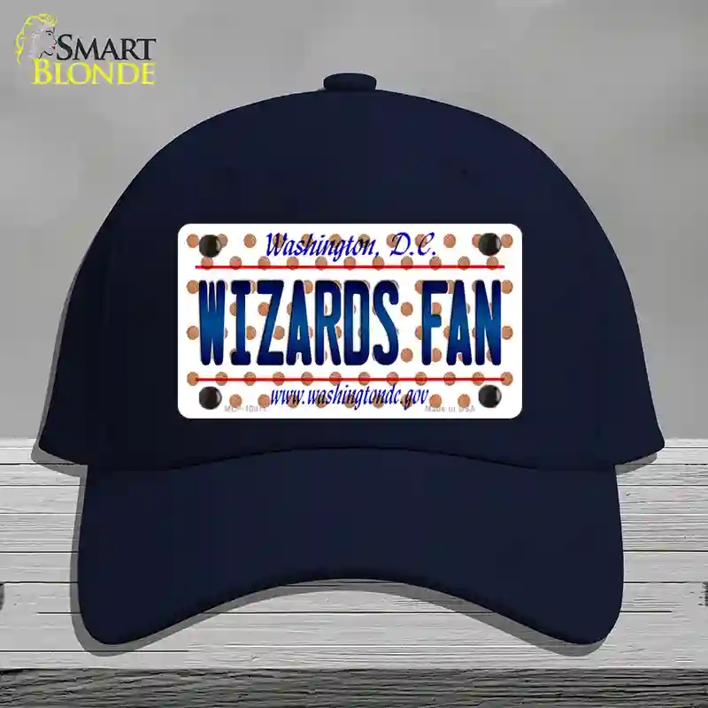 HAT20-MLP-10877 Wizards Fan Washington DC Novelty License Plate Hat, Cotton - Navy
