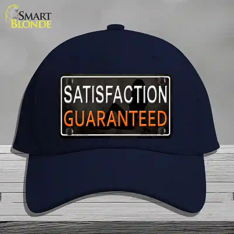 HAT20-MLP-11664 Satisfaction Guaranteed Novelty License Plate Hat, Cotton - Navy