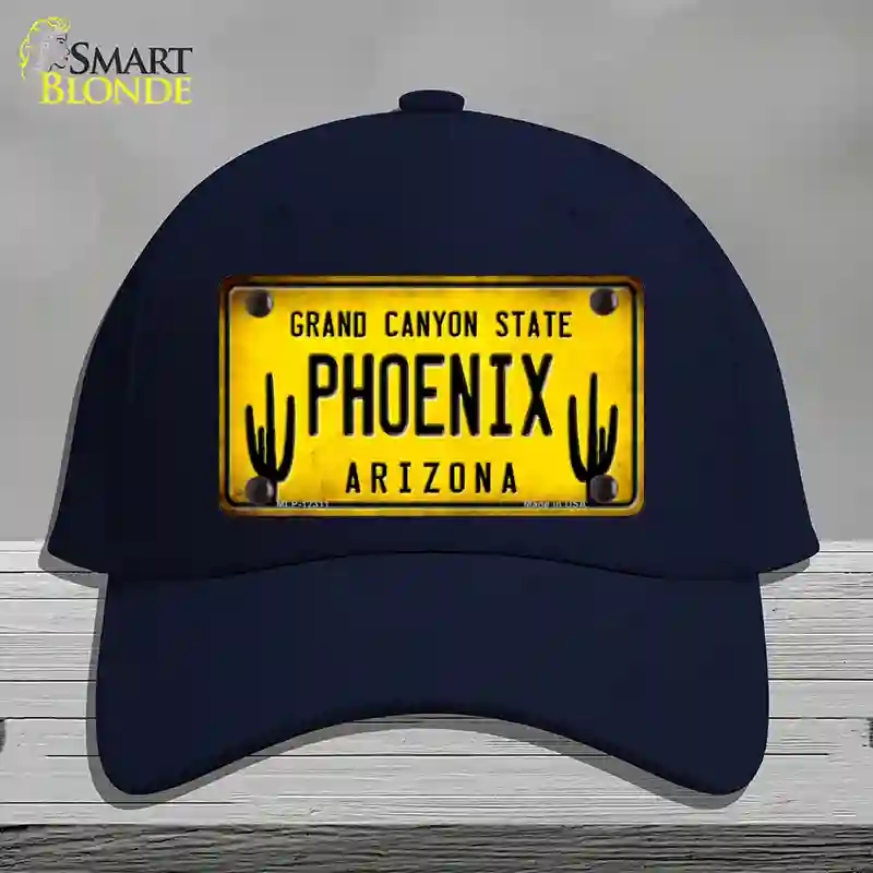 HAT20-MLP-12311 Arizona Phoenix Novelty License Plate Hat, Cotton - Navy