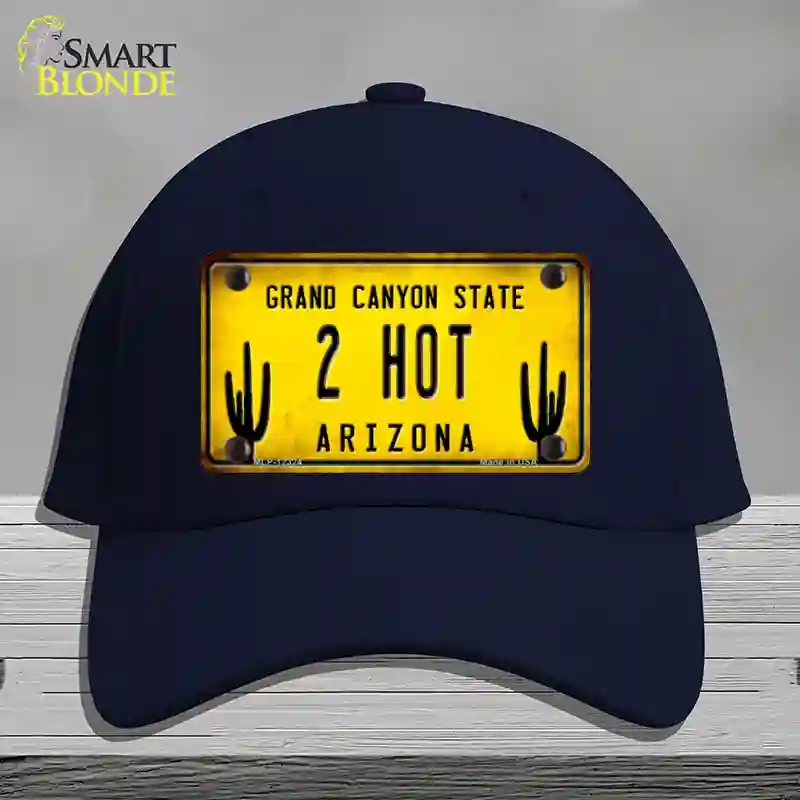 HAT20-MLP-12324 Arizona 2 Hot Novelty License Plate Hat, Cotton - Navy
