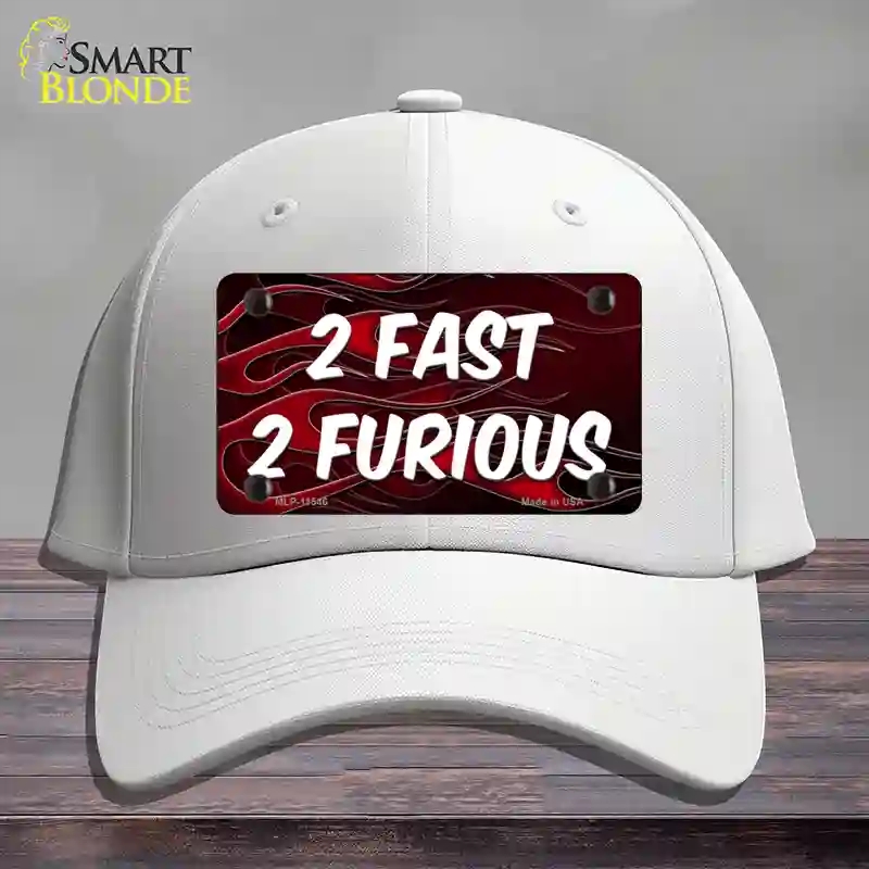 HAT21-MLP-11546 2 Fast 2 Furious Novelty License Plate Hat, Cotton - White