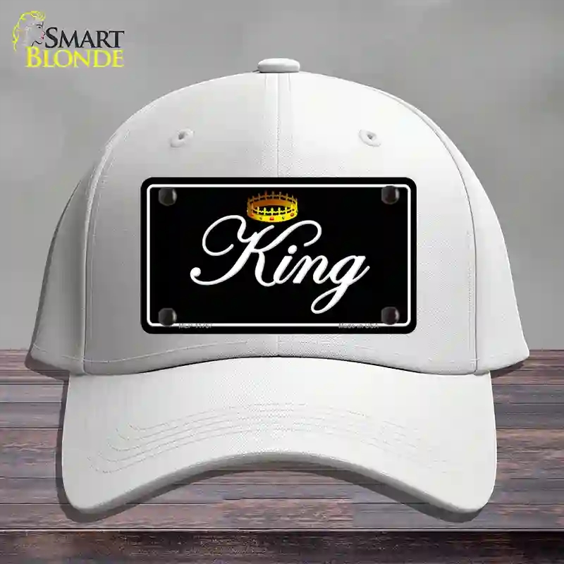 HAT21-MLP-11767 King Novelty License Plate Hat, Cotton - White