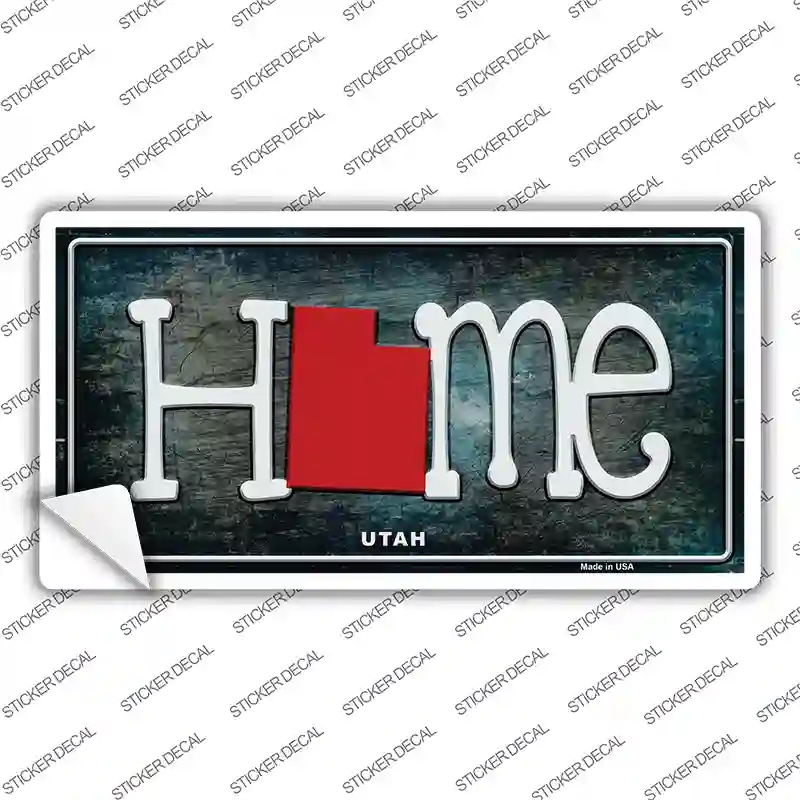 LP-12035s-S Utah Home State Outline Novelty Sticker Decal, Small