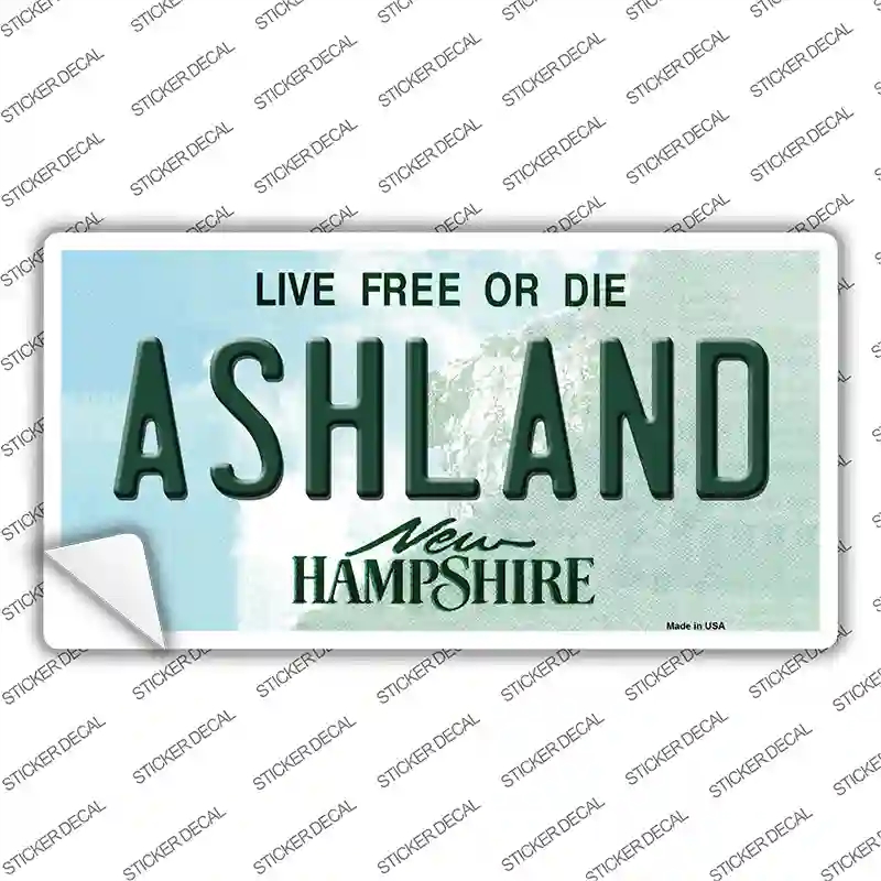 LP-12199s-S Ashland   Hampshire Novelty Sticker Decal, Small