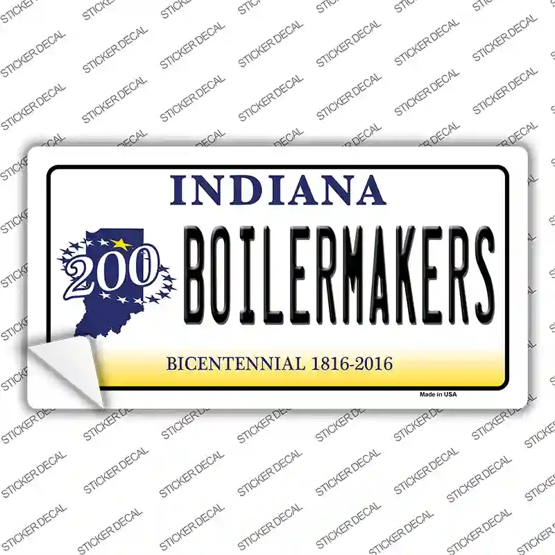 LP-12205s-S Boilermakers Indiana Novelty Sticker Decal, Small
