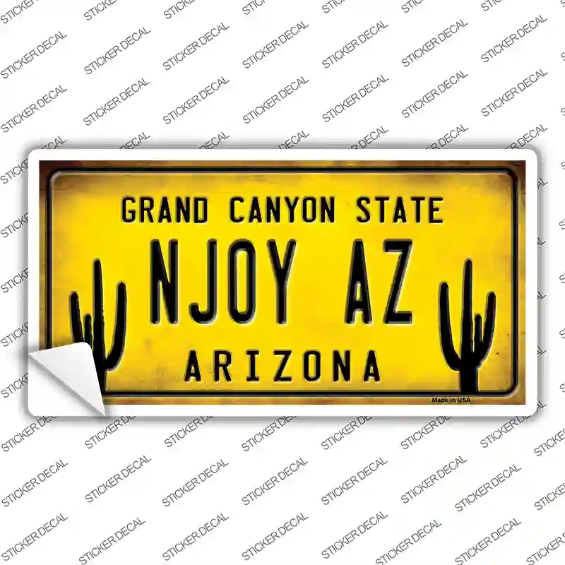 LP-12317s-L Arizona NJOY AZ Novelty Sticker Decal, Large