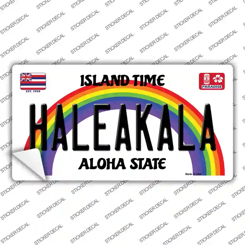 LP-12552s-XL Haleakala Hawaii Novelty Sticker Decal, Extra Large