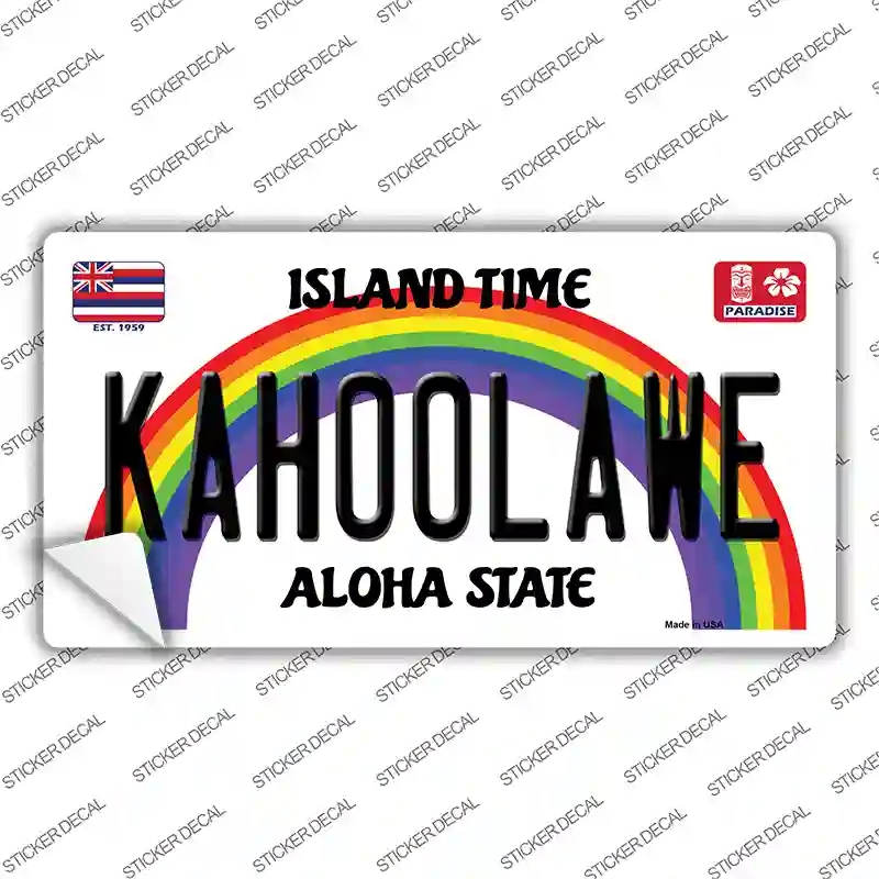 LP-12611s-L Kahoolawe Hawaii Novelty Sticker Decal, Large