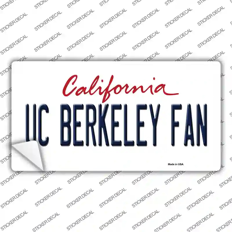 LP-12648s-S UC Berkeley Fan Novelty Sticker Decal, Small