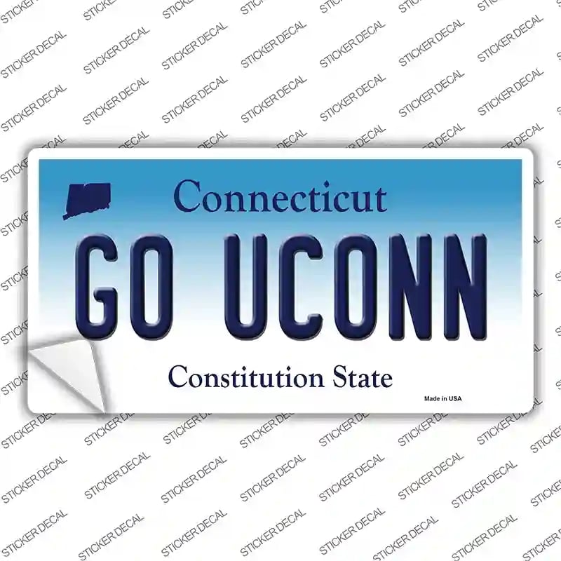 LP-12693s-S Go UConn Novelty Sticker Decal, Small