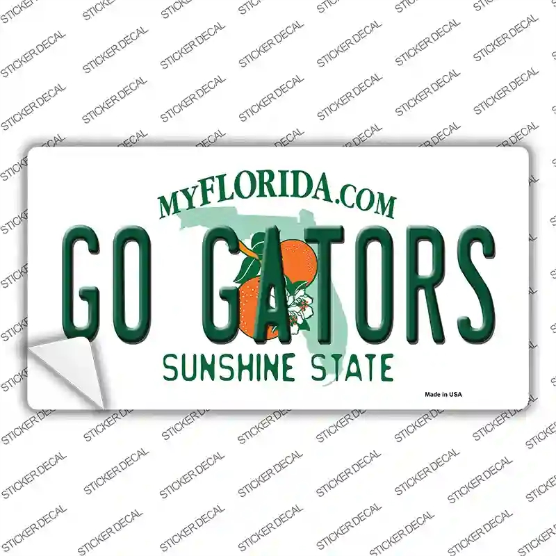 LP-12707s-L Go Gators Novelty Sticker Decal, Large