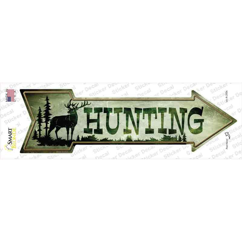 A-250s-M Hunting Novelty Arrow Sticker Decal, Medium