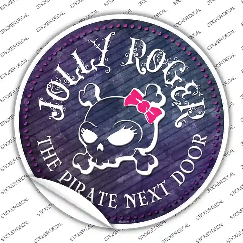 C-530s-XL The Pirate Next Door Novelty Circle Sticker Decal, Extra Large