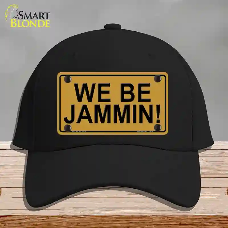HAT03-MLP-11709 We Be Jamming Novelty License Plate Hat, Cotton - Black