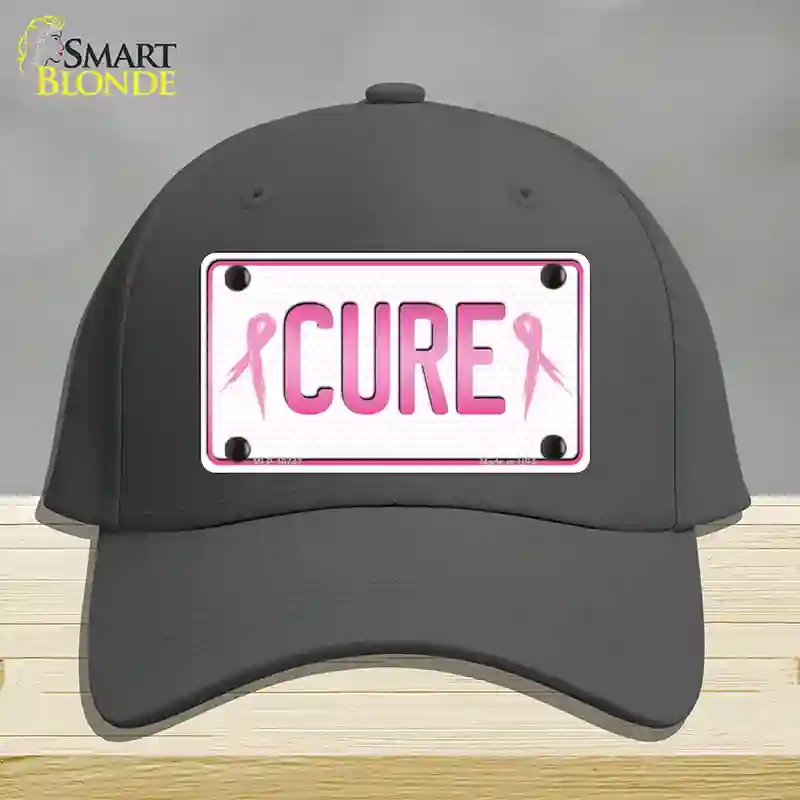 HAT04-MLP-10747 Cure Novelty License Plate Hat Sign, Cotton - Charcoal