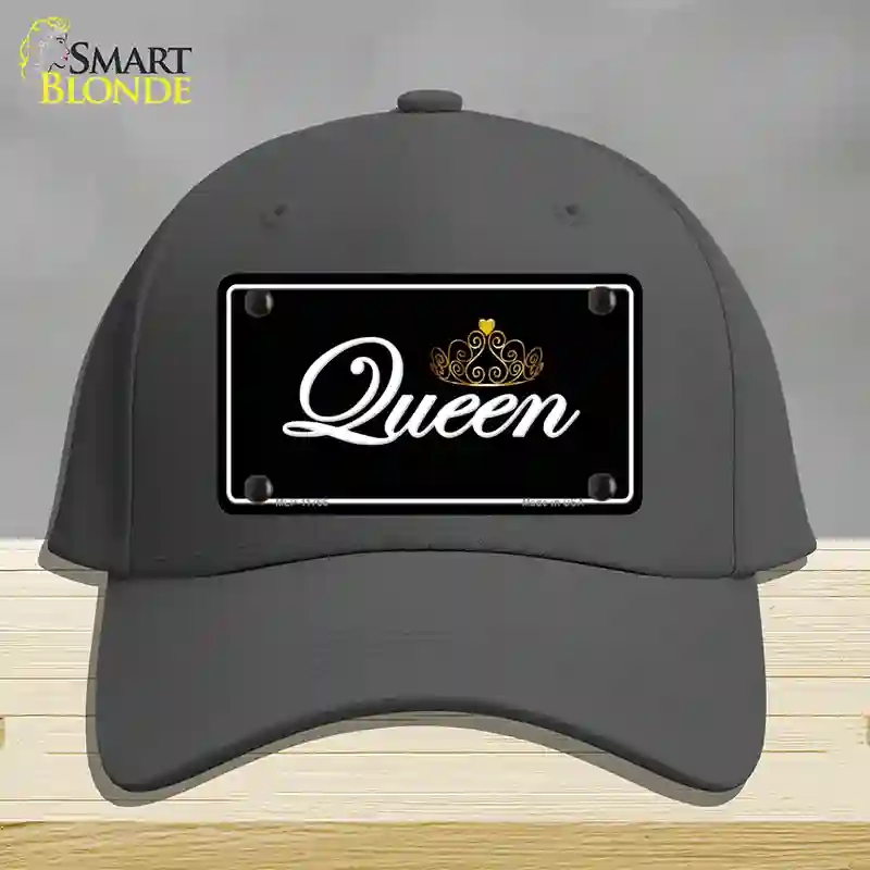 HAT04-MLP-11766 Queen Novelty License Plate Hat, Cotton - Charcoal