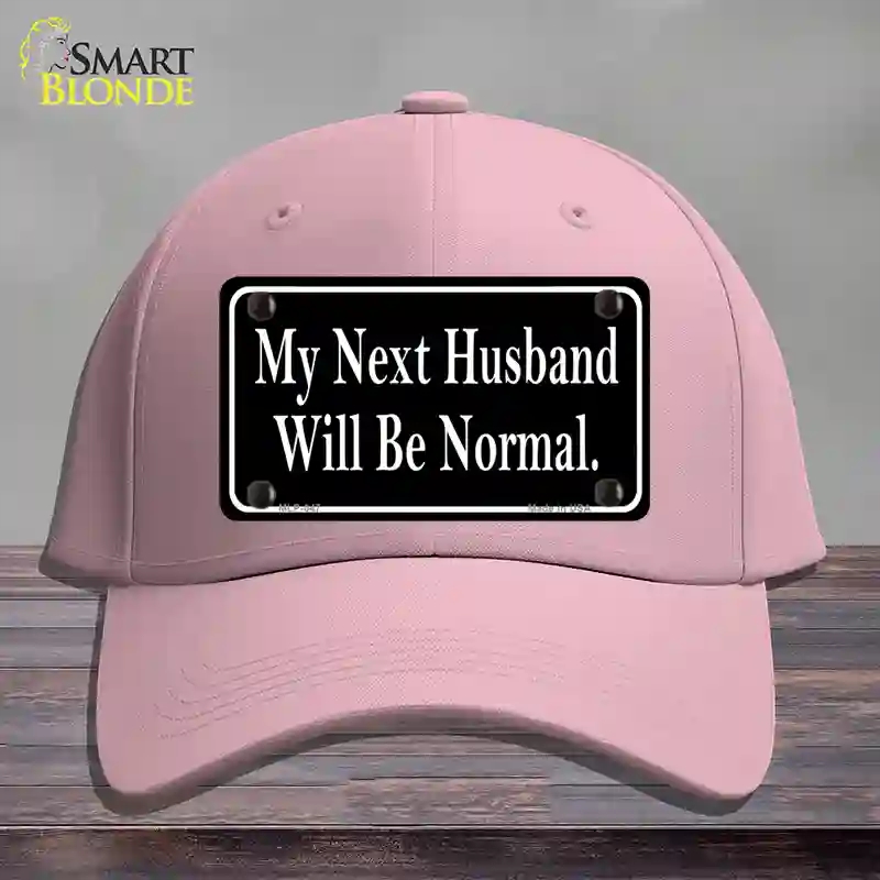 HAT05-MLP-047 My Next Husband Novelty License Plate Hat, Cotton - Pink