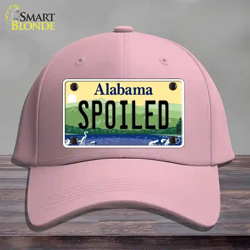 HAT05-MLP-10019 Spoiled Alabama Novelty License Plate Hat, Cotton - Pink