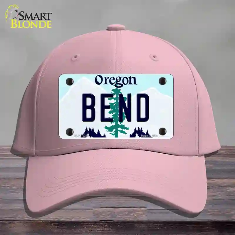 HAT05-MLP-10345 Bend Oregon Novelty License Plate Hat, Cotton - Pink