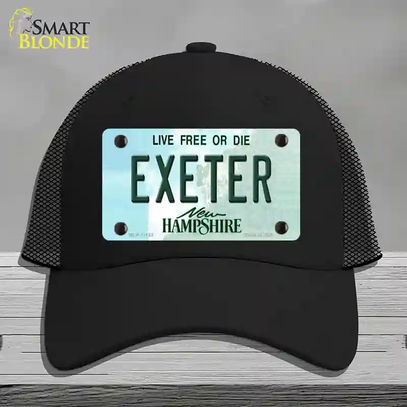 HAT01-MLP-11143 Exeter   Hampshire State Novelty License Plate Hat, Mesh - Black