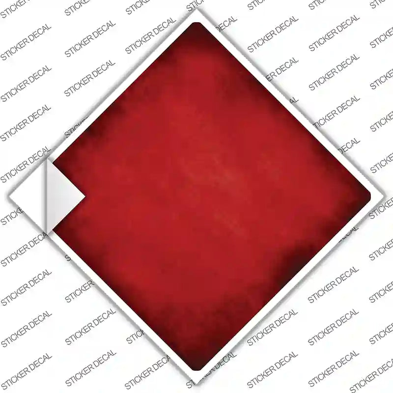 CX-008s-L Red Oil Rubbed Novelty Diamond Sticker Decal, Large