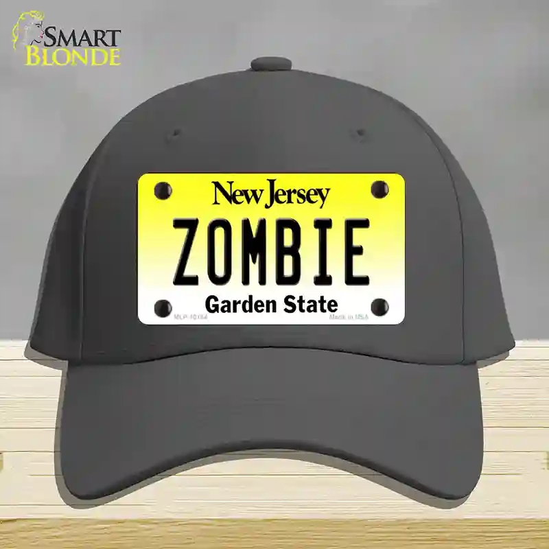 HAT04-MLP-10164 Zombie   Jersey Novelty License Plate Hat, Cotton - Charcoal