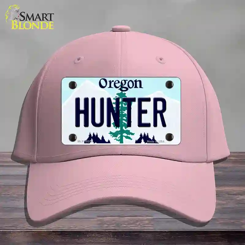 HAT05-MLP-10378 Hunter Oregon Novelty License Plate Hat, Cotton - Pink