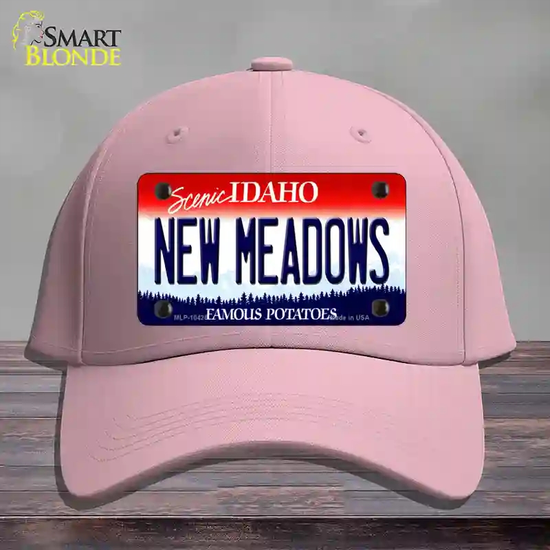 HAT05-MLP-10426   Meadows Idaho Novelty License Plate Hat, Cotton - Pink