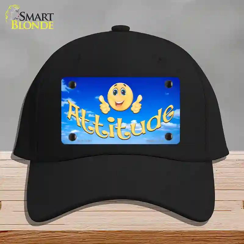 HAT03-MLP-11561 Attitude Novelty License Plate Hat, Cotton - Black