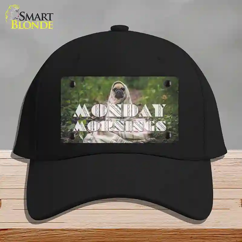 HAT03-MLP-11898 Monday Mornings Novelty License Plate Hat, Cotton - Black