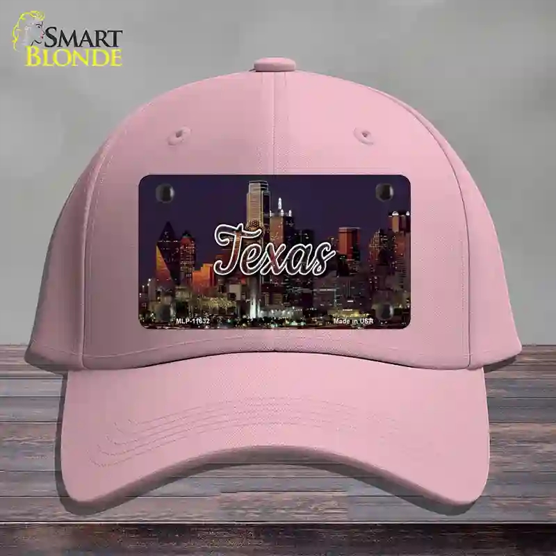 HAT05-MLP-11632 Texas City Lights Novelty License Plate Hat, Cotton - Pink
