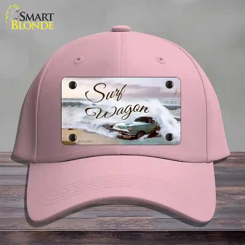 HAT05-MLP-11894 Surf Wagon Novelty License Plate Hat, Cotton - Pink