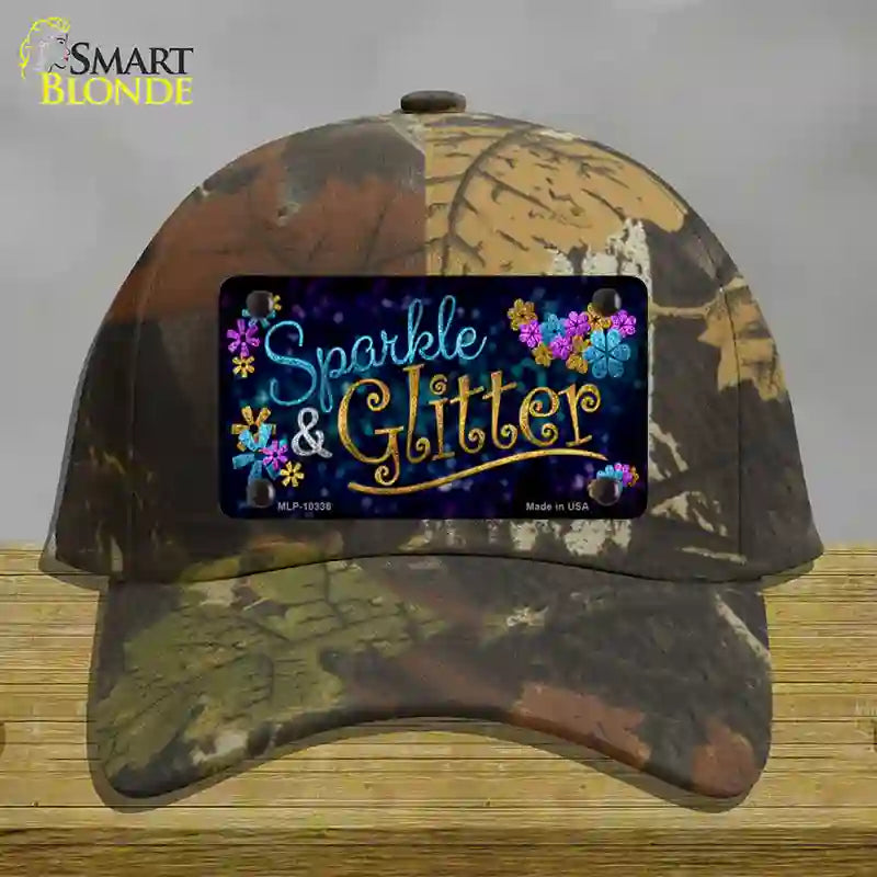 HAT06-MLP-10336 Sparkle & Glitter Novelty License Plate Hat, Cotton - Camouflage