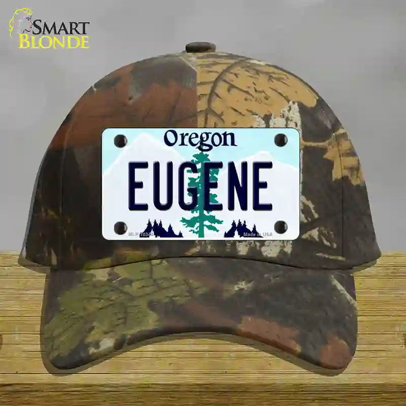 HAT06-MLP-10344 Eugene Oregon Novelty License Plate Hat, Cotton - Camoflauge
