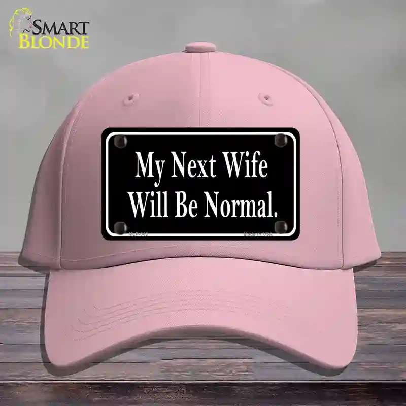 HAT05-MLP-042 My Next Wife Novelty License Plate Hat, Cotton - Pink