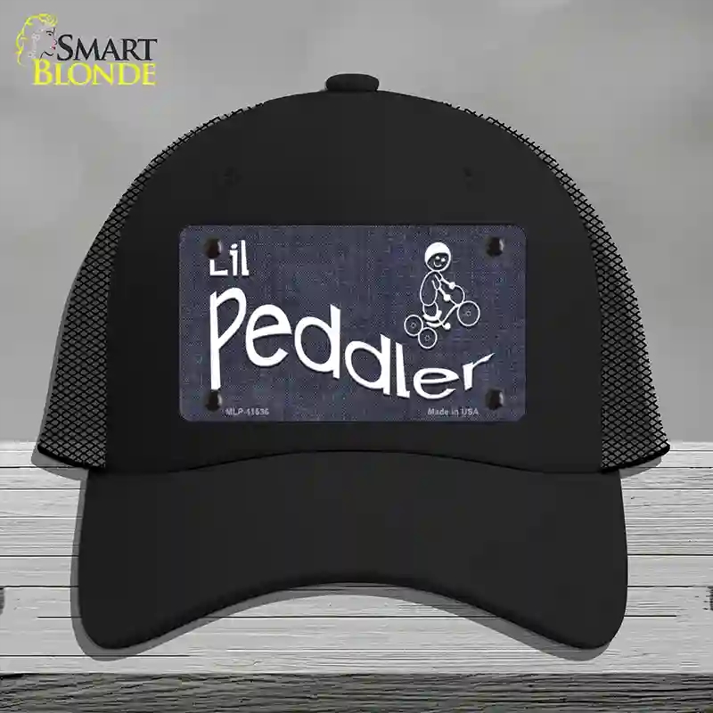 HAT01-MLP-11536 Lil Peddler Novelty License Plate Hat, Mesh - Black
