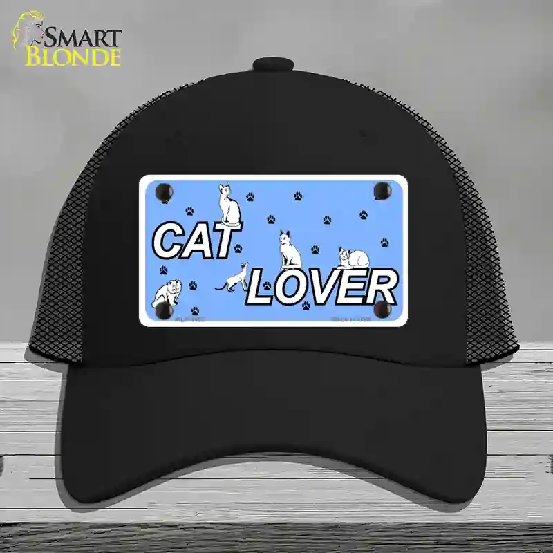 HAT01-MLP-1162 Cat Lover Novelty License Plate Hat, Mesh - Black