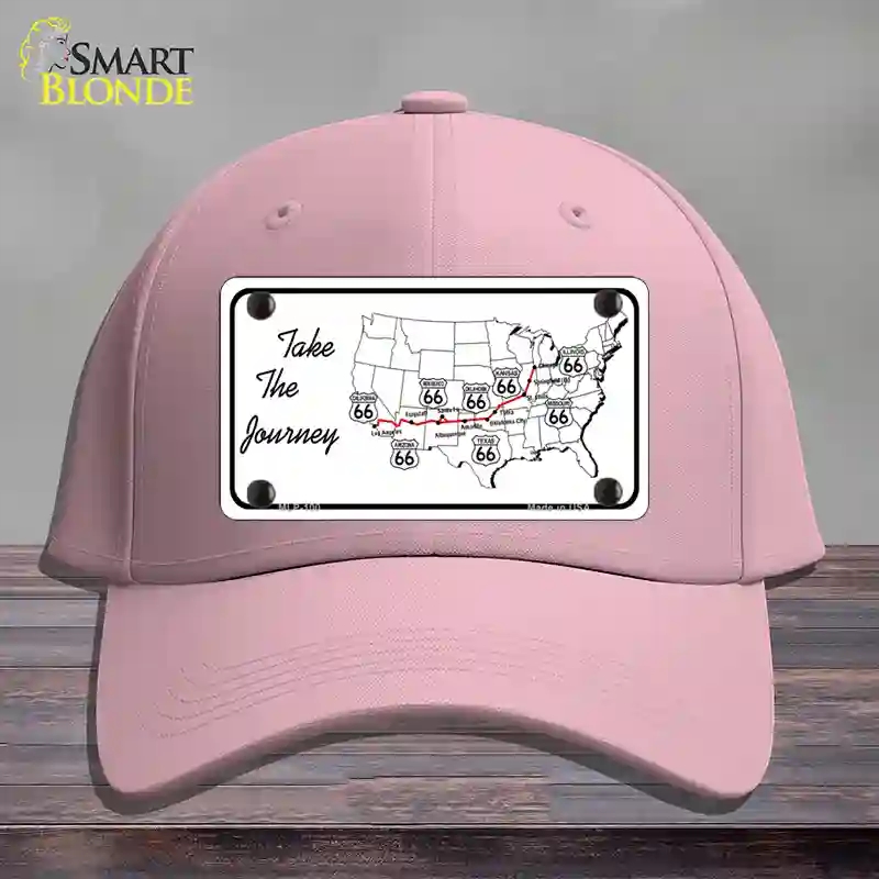 HAT05-MLP-100 Take the Journey Novelty License Plate Hat, Cotton - Pink