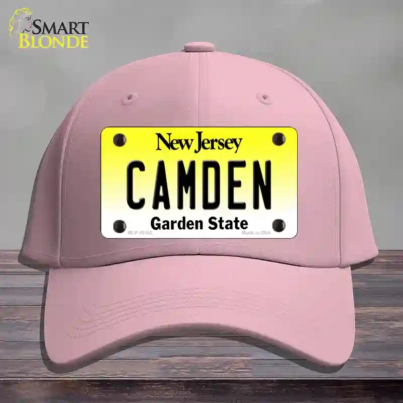 HAT05-MLP-10152 Camden   Jersey Novelty License Plate Hat, Cotton - Pink