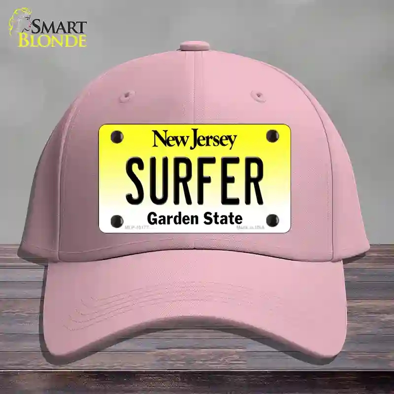 HAT05-MLP-10177 Surfer   Jersey Novelty License Plate Hat, Cotton - Pink