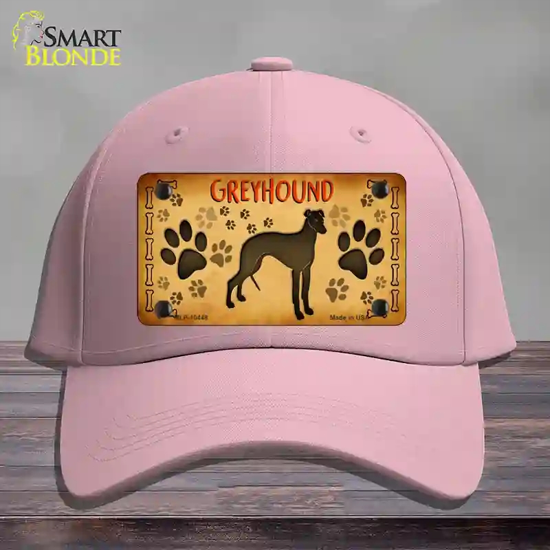HAT05-MLP-10448 Greyhound Novelty License Plate Hat, Cotton - Pink