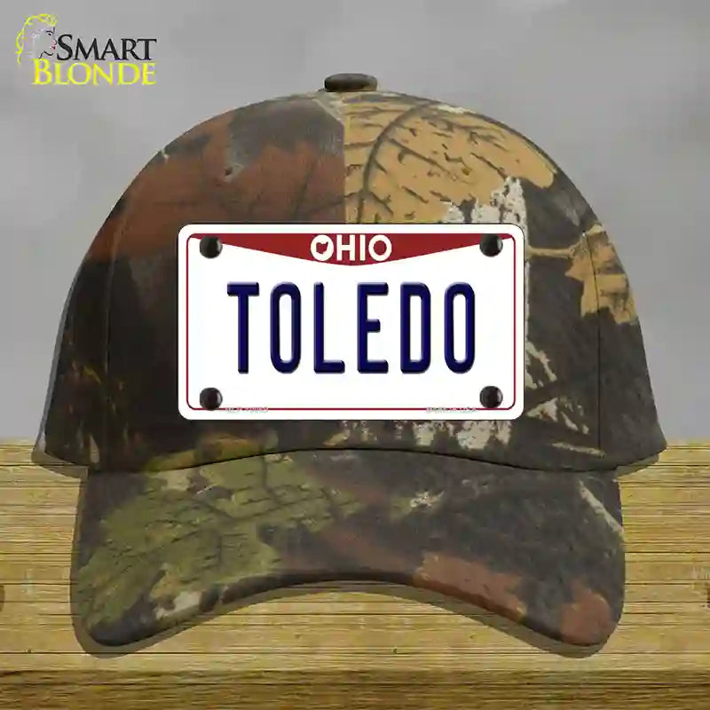 HAT06-MLP-10069 Toledo Ohio Novelty License Plate Hat, Cotton - Camouflage