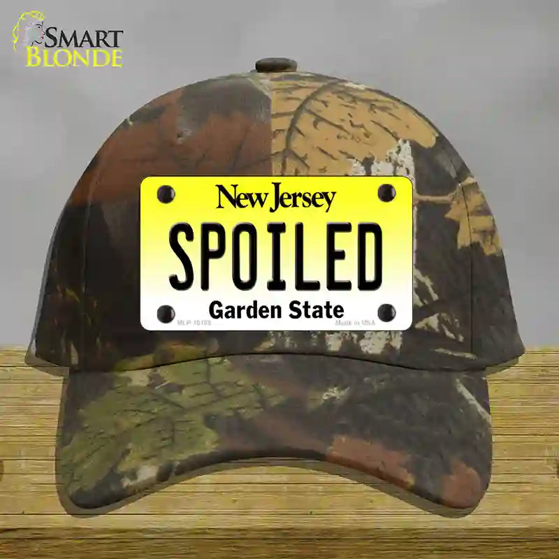 HAT06-MLP-10165 Spoiled   Jersey Novelty License Plate Hat, Cotton - Camouflage
